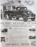 1936 Vintage Chevy Truck Ad ~ More Pulling Power
