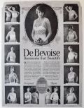 1921 De Bevoise Bras Ad ~ Brassieres That Beautify