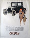 1926 Ford Coupe Ad ~ Floyd C. Brink Art