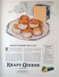 1924 Kraft Cheese Ad ~ Recipe for Cheese Biscuits