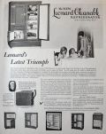1926 Leonard Cleanable Refrigerator Ad