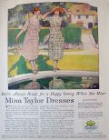 1921 Mina Taylor Dresses Ad ~ A Happy Outing
