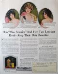 1926 Mulsified Shampoo Ad ~ Miss America Fay Lanphier