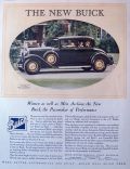 1929 Buick 5-Passenger Coupe Ad ~ Pacemaker of Performance