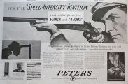 1934 Peters Ammunition Ad ~ Speed Intensity Ignition
