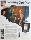 1922 Pompeian Night Cream Ad ~ Gene Pressler Art