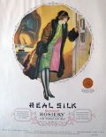 1926 Real Silk Hosiery Ad ~ Roy Best Art