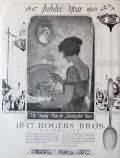 1922 Rogers Bros Silverplate Ad ~ Ambassador Design