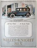 1926 Willys Knight Six Ad ~ A Social Asset