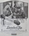 1921 Beaded Tip Shoe Laces Ad