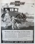 1926 Chevy Coach Ad ~ Women Are Turning to Chevrolet