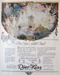 1921 Djer Kiss Ad ~ Circle of Fairies