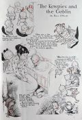 1917 Rose O'Neill The Kewpies ~ The Kewpies & the Goblin