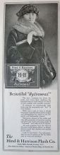 1921 Hind & Harrison Sylvoseal Fur Fabric Ad