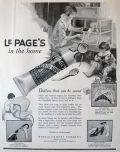1921 LePage's Liquid Glue Ad ~ Dollars That Can Be Saved
