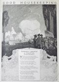 1917 Franklin Booth Print & Poem ~ Toward Liberty: A Prayer