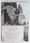 1917 Franklin Booth Print & Poem ~ A Prayer for Road's End