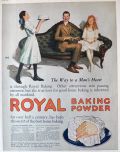 1921 Royal Baking Powder Ad ~ Coconut Marshmallow Cake Recipe