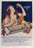 1919 Adams Fruit Chewing Gum Ad ~ Ruth Roland