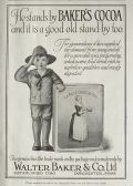 1918 Baker's Cocoa Ad ~ Good Old Standby