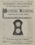 1882 Seth Thomas Parlor Calendar No. 4 Clock Ad