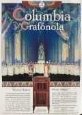 1919 Columbia Grafonola Ad ~ Aida Temple Scene