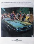 1967 Pontiac Firebird Convertible Ad ~ VK/AF Art