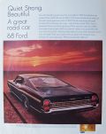 1968 Ford XL Fastback Ad ~ Quiet, Strong, Beautiful