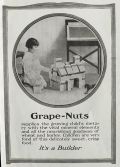 1919 Grape Nuts Cereal Ad ~ It's a Builder