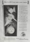 1928 Hamilton Watch Ad ~ Brunswick Pocket Watch
