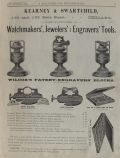 1882 Kearney & Swartchild Jewelers & Engravers Tools Ad