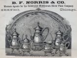 1882 B.F. Norris Middletown Quadruple Plate Tea Set Ad