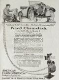 1919 Weed Chain Car Jack Ad