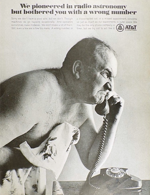 1967 Vintage AT&T Phone Company Ad ~ Wrong Number!