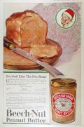 1918 Beechnut Peanut Butter Ad ~ Bread Recipe