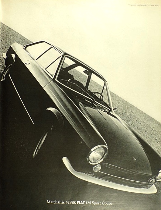 1968 Fiat 124 Sport Coupe Ad