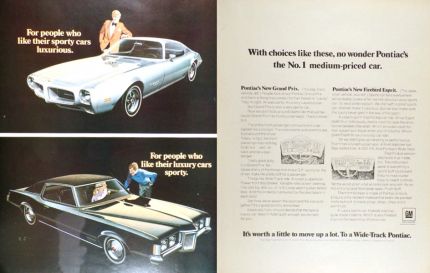 1970 Pontiac Ad ~ Firebird Esprit, Grand Prix