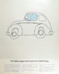 1968 VW Volkswagen Beetle Ad ~ Air Conditioning