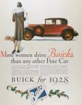 1927 Buick Ad ~ More Women Drive Buicks