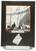 1925 Chesterfield Cigarettes Ad ~ Harvard Stadium