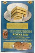 1920 Royal Baking Powder Ad ~ Chocolate Layer Cake Recipe