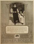 1924 Fisher Bodies Ad ~ Mom & Boy in Sailor Outfit