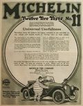 1918 Michelin Tires Ad ~ Tire Test No. 11