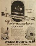 1926 Weed Automobile Bumpers Ad