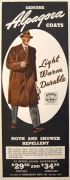1941 Vintage Alpagora Coat Ad