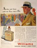1931 Williams Aqua Velva Ad ~ George Brehm
