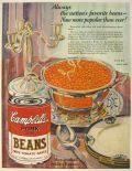 1928 Vintage Campbell's Pork & Beans Ad