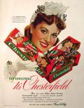 1941 Chesterfield Cigarettes Ad ~ Maureen O'Hara