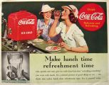 1939 Coke Coca Cola Ad ~ Lunch Time