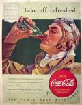 1940 Coke Coca Cola Ad ~ Army Pilot